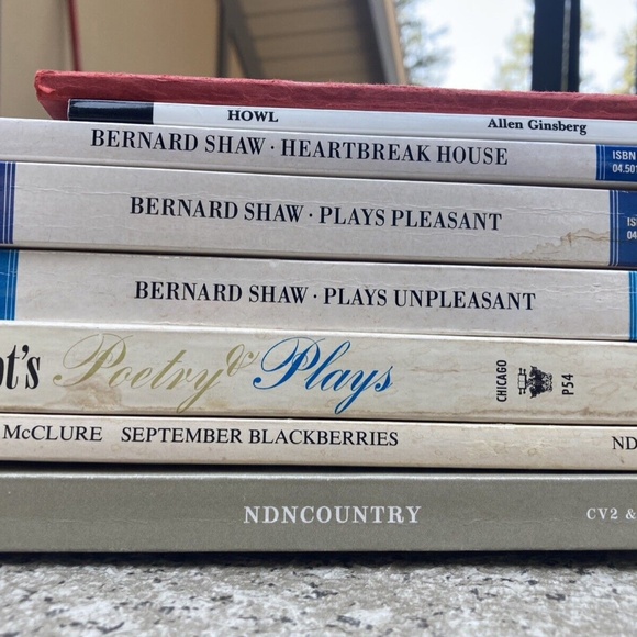 8 Vintage Poetry Book Lot of Eight Paperbacks: Poems & Plays 50s 60s 70s 80s - Picture 4 of 4